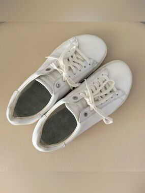 Birkenstock White Lace Up Sneakers EU 39 Narrow Comfort Shoes